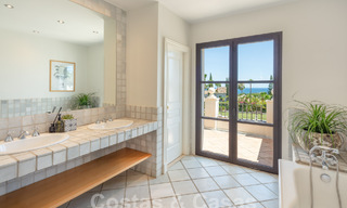 Charming luxury villa for sale with a traditional, Mediterranean architectural style on the New Golden Mile between Marbella and Estepona 57828 