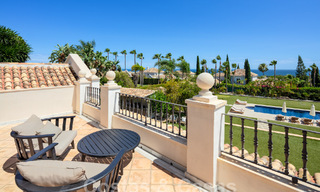 Charming luxury villa for sale with a traditional, Mediterranean architectural style on the New Golden Mile between Marbella and Estepona 57829 