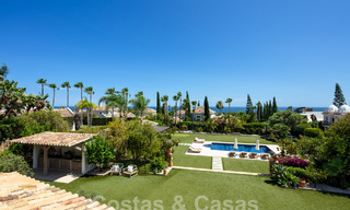 Charming luxury villa for sale with a traditional, Mediterranean architectural style on the New Golden Mile between Marbella and Estepona 57830 