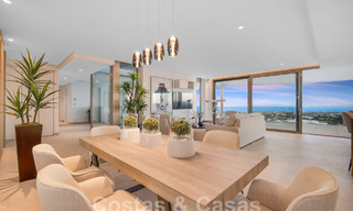 Prestigious, luxury apartment for sale with stunning sea, golf and mountain views in Marbella - Benahavis 58423 