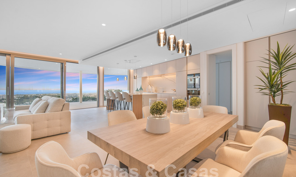 Prestigious, luxury apartment for sale with stunning sea, golf and mountain views in Marbella - Benahavis 58424