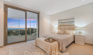 Prestigious, luxury apartment for sale with stunning sea, golf and mountain views in Marbella - Benahavis 58432 