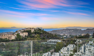 Prestigious, luxury apartment for sale with stunning sea, golf and mountain views in Marbella - Benahavis 58438 