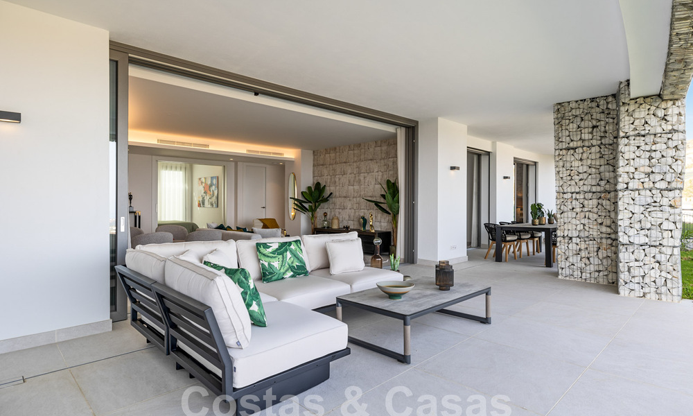 Brand new garden apartment with innovative concept for sale in a large nature and golf resort in Marbella - Benahavis 58324