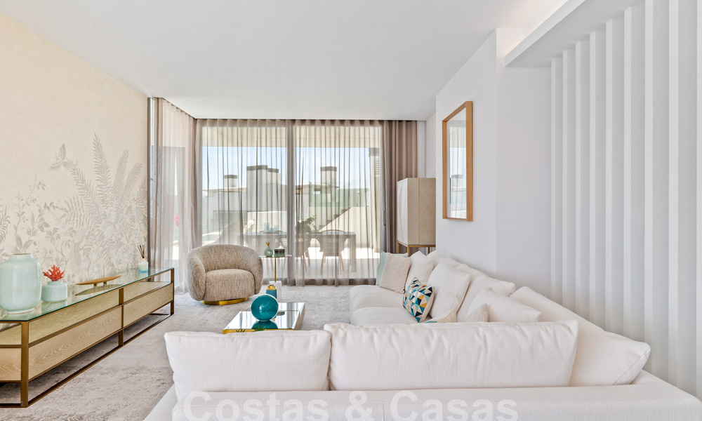Brand new, modernist penthouse for sale, in an exclusive golf resort in the hills of Marbella - Benahavis 58374