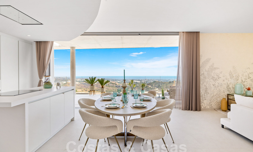 Brand new, modernist penthouse for sale, in an exclusive golf resort in the hills of Marbella - Benahavis 58382