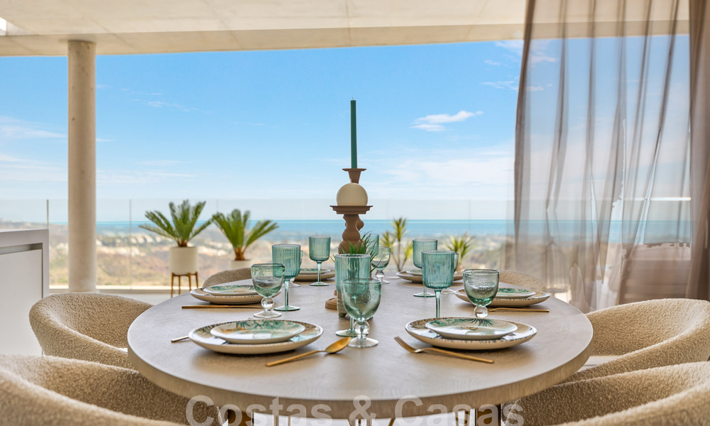 Brand new, modernist penthouse for sale, in an exclusive golf resort in the hills of Marbella - Benahavis 58388