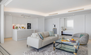 Superb new build apartment for sale with phenomenal sea, golf and mountain views, Marbella - Benahavis 58341 