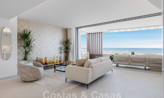 Superb new build apartment for sale with phenomenal sea, golf and mountain views, Marbella - Benahavis 58355 