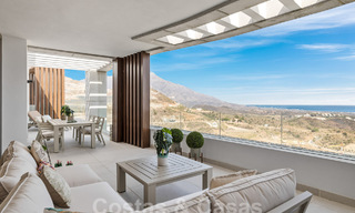 Superb new build apartment for sale with phenomenal sea, golf and mountain views, Marbella - Benahavis 58363 