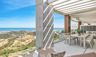 Superb new build apartment for sale with phenomenal sea, golf and mountain views, Marbella - Benahavis 58369 