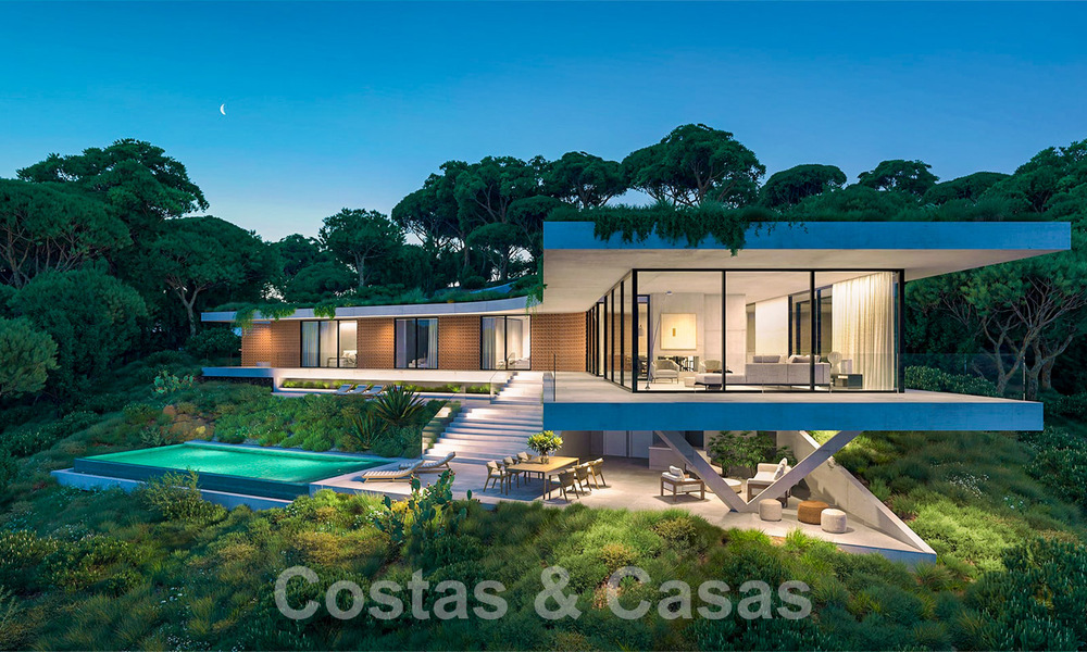 New, high-end designer villa for sale fully nestled in nature in the hills of Marbella - Benahavis 57907