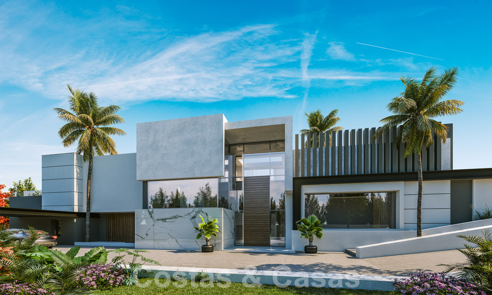 2 Majestic designer villas with cutting-edge architecture for sale with panoramic sea views in Marbella - Benahavis 57965