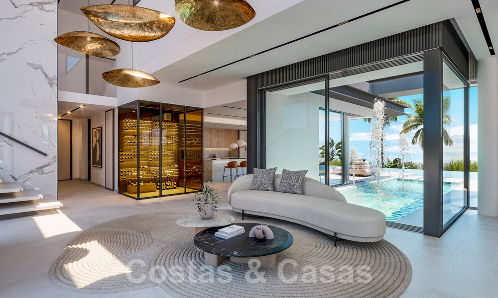 2 Majestic designer villas with cutting-edge architecture for sale with panoramic sea views in Marbella - Benahavis 57970