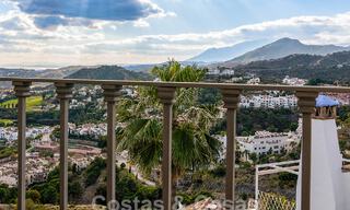 Penthouse for sale with panoramic sea views in the hills of Marbella - Benahavis 58006 