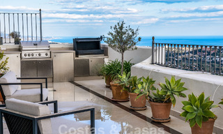 Penthouse for sale with panoramic sea views in the hills of Marbella - Benahavis 58021 