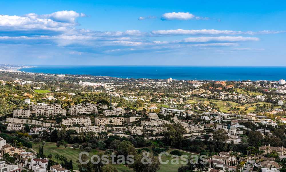 Penthouse for sale with panoramic sea views in the hills of Marbella - Benahavis 58039