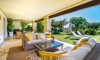 Luxury garden apartment for sale with private pool in high-end complex in Nueva Andalucia, Marbella 58051 