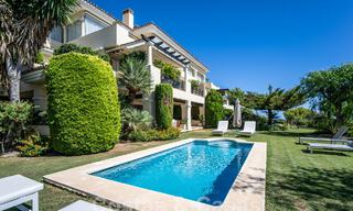 Luxury garden apartment for sale with private pool in high-end complex in Nueva Andalucia, Marbella 58053 