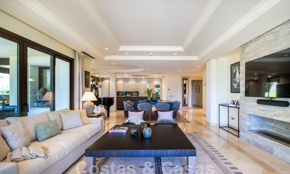 Luxury garden apartment for sale with private pool in high-end complex in Nueva Andalucia, Marbella 58060