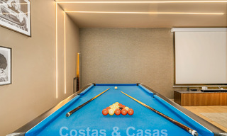 Luxury villa with traditional architecture for sale, located frontline golf in Nueva Andalucia, Marbella 58133 