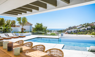 Luxury designer villa for sale in exclusive, gated frontline golf complex with panoramic views in La Quinta, Marbella - Benahavis 59069 