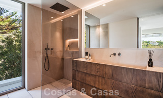 Luxury designer villa for sale in exclusive, gated frontline golf complex with panoramic views in La Quinta, Marbella - Benahavis 59081 