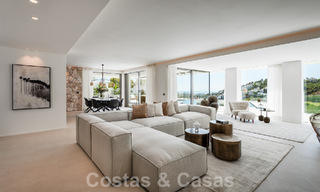 Luxury designer villa for sale in exclusive, gated frontline golf complex with panoramic views in La Quinta, Marbella - Benahavis 59085 