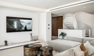 Luxury designer villa for sale in exclusive, gated frontline golf complex with panoramic views in La Quinta, Marbella - Benahavis 59087 