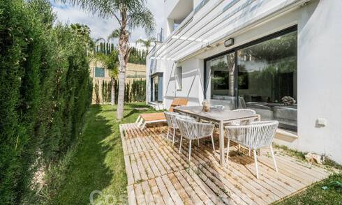Modern garden apartment for sale with 3 bedrooms in gated complex on Marbella's Golden Mile 58572