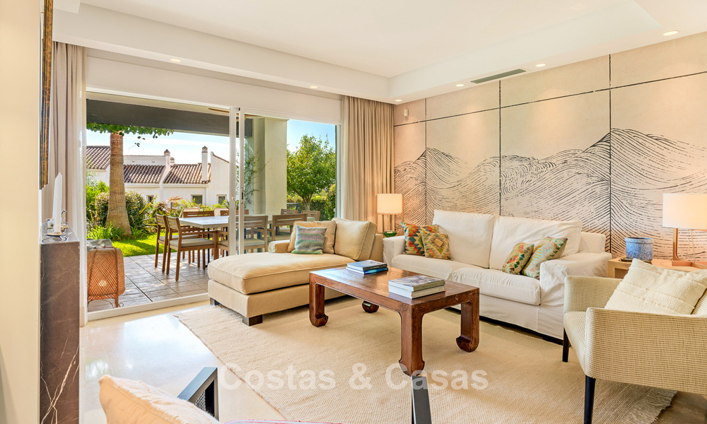 Charming garden apartment for sale in a privileged residential complex in La Quinta, Marbella - Benahavis 58599