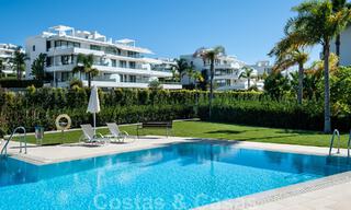 Modern design penthouse with spacious terraces for sale on the New Golden Mile between Marbella and Estepona 58806 