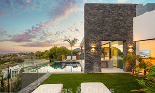 Prestigious, modern luxury villa for sale with breathtaking sea views in gated community in Marbella - Benahavis 58692 