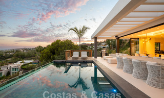 Prestigious, modern luxury villa for sale with breathtaking sea views in gated community in Marbella - Benahavis 58693 
