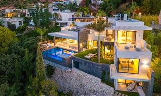 Prestigious, modern luxury villa for sale with breathtaking sea views in gated community in Marbella - Benahavis 58696 