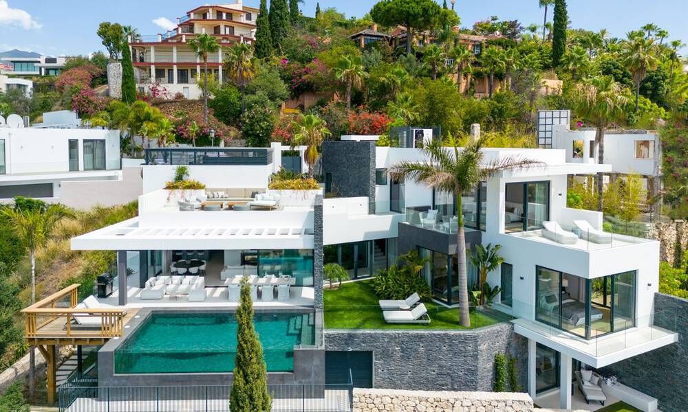 Prestigious, modern luxury villa for sale with breathtaking sea views in gated community in Marbella - Benahavis 58725