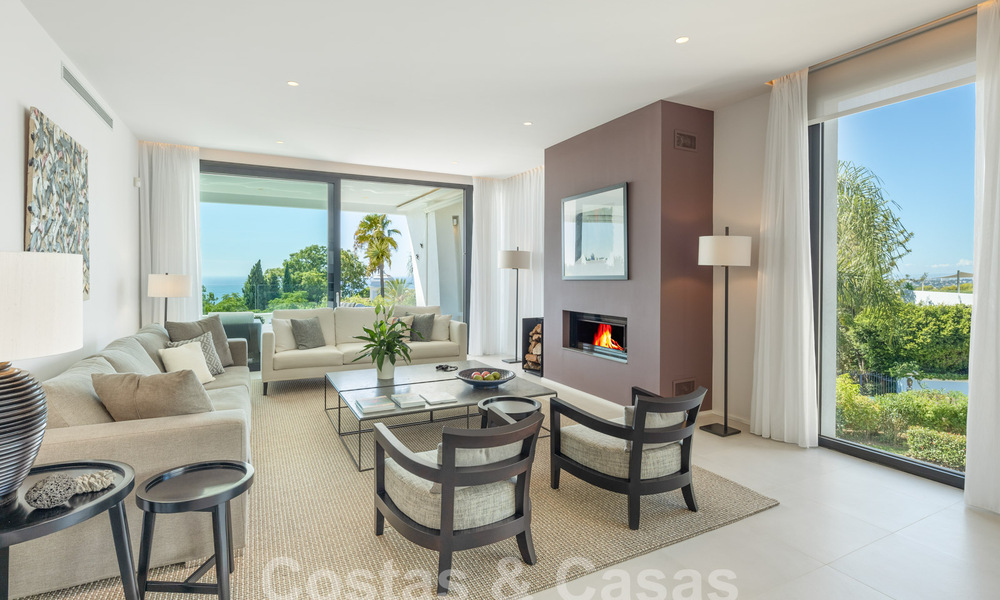 Spacious modern penthouse for sale with phenomenal sea views in the exclusive Sierra Blanca in Marbella 58741