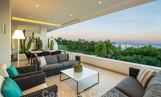 Spacious modern penthouse for sale with phenomenal sea views in the exclusive Sierra Blanca in Marbella 58749 