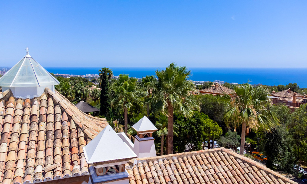 Modern Mediterranean, move-in ready luxury villa for sale in Sierra Blanca on Marbella's Golden Mile 58960