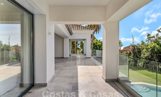 Modern Mediterranean, move-in ready luxury villa for sale in Sierra Blanca on Marbella's Golden Mile 58962 