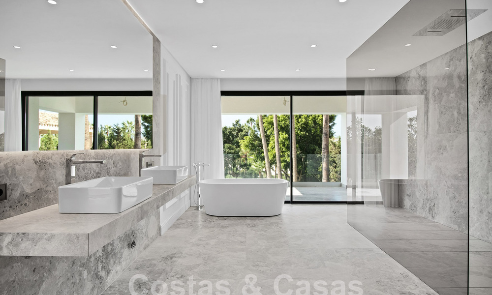 Modern Mediterranean, move-in ready luxury villa for sale in Sierra Blanca on Marbella's Golden Mile 58969