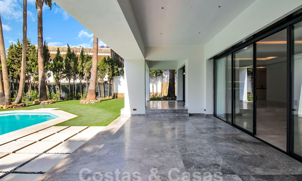 Modern Mediterranean, move-in ready luxury villa for sale in Sierra Blanca on Marbella's Golden Mile 58984