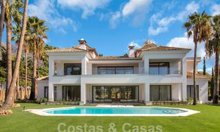 Modern Mediterranean, move-in ready luxury villa for sale in Sierra Blanca on Marbella's Golden Mile 58986 