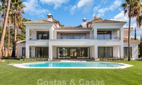 Modern Mediterranean, move-in ready luxury villa for sale in Sierra Blanca on Marbella's Golden Mile 58987