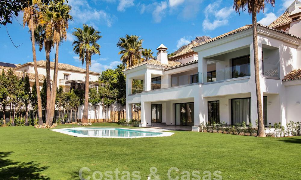 Modern Mediterranean, move-in ready luxury villa for sale in Sierra Blanca on Marbella's Golden Mile 58988