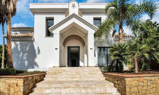 Modern Mediterranean, move-in ready luxury villa for sale in Sierra Blanca on Marbella's Golden Mile 58989 