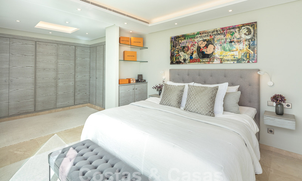 Mediterranean luxury villa with panoramic sea views for sale in Nueva Andalucia's golf valley in Marbella 59105