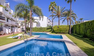 Penthouse for sale with spacious roof terrace and 360° views, a stone's throw from the beach and centre of Puerto Banus, Marbella. Reduced to sell! 59052 