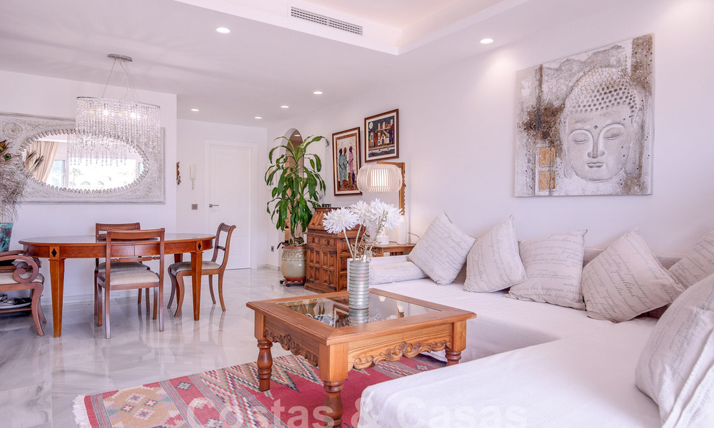 Penthouse for sale with spacious roof terrace and 360° views, a stone's throw from the beach and centre of Puerto Banus, Marbella. Reduced to sell! 59056