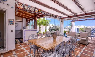 Penthouse for sale with spacious roof terrace and 360° views, a stone's throw from the beach and centre of Puerto Banus, Marbella. Reduced to sell! 59060 